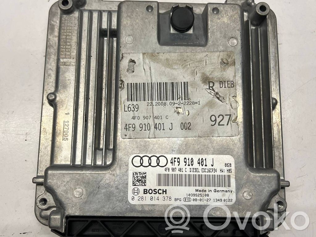 Audi A6 S6 C6 4F Unidad de control/módulo del motor 