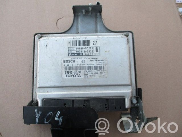 Toyota Yaris Engine control unit/module 