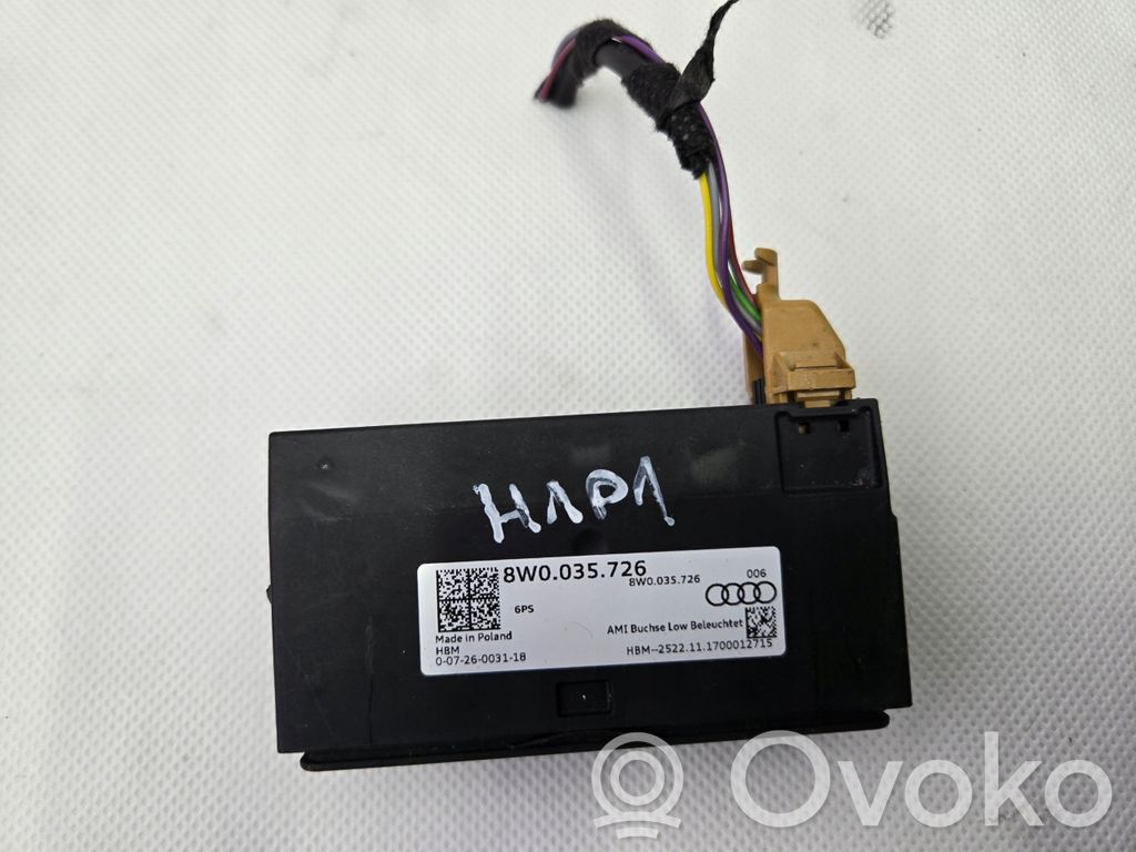 Audi A4 S4 B9 AUX in-socket connector 
