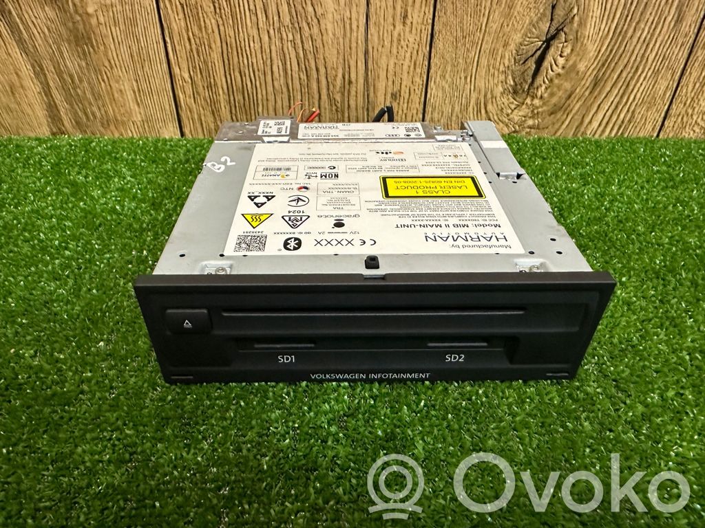 Volkswagen PASSAT B8 Panel / Radioodtwarzacz CD/DVD/GPS 