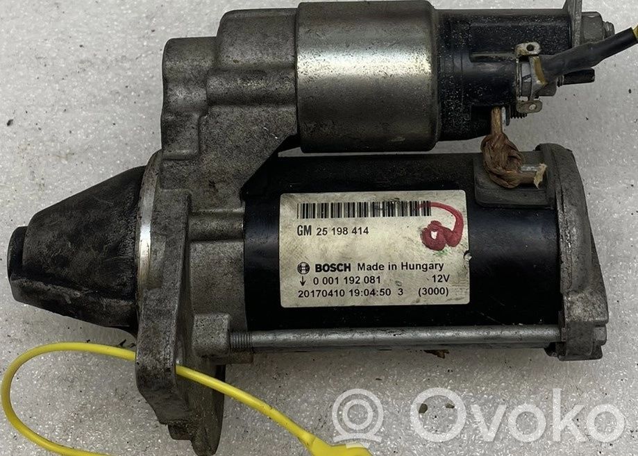 Opel Corsa E Starteris 
