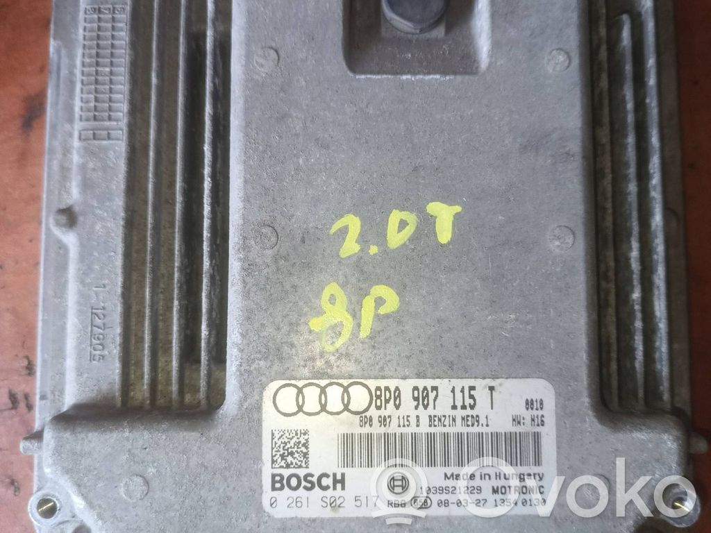 Audi A3 S3 8P Engine control unit/module 