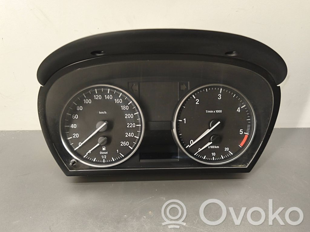 BMW 3 E90 E91 Speedometer (instrument cluster) 