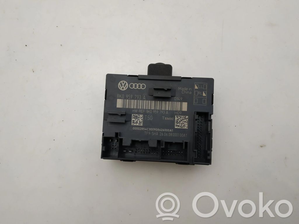 Audi A4 S4 B8 8K Unité de commande module de porte 