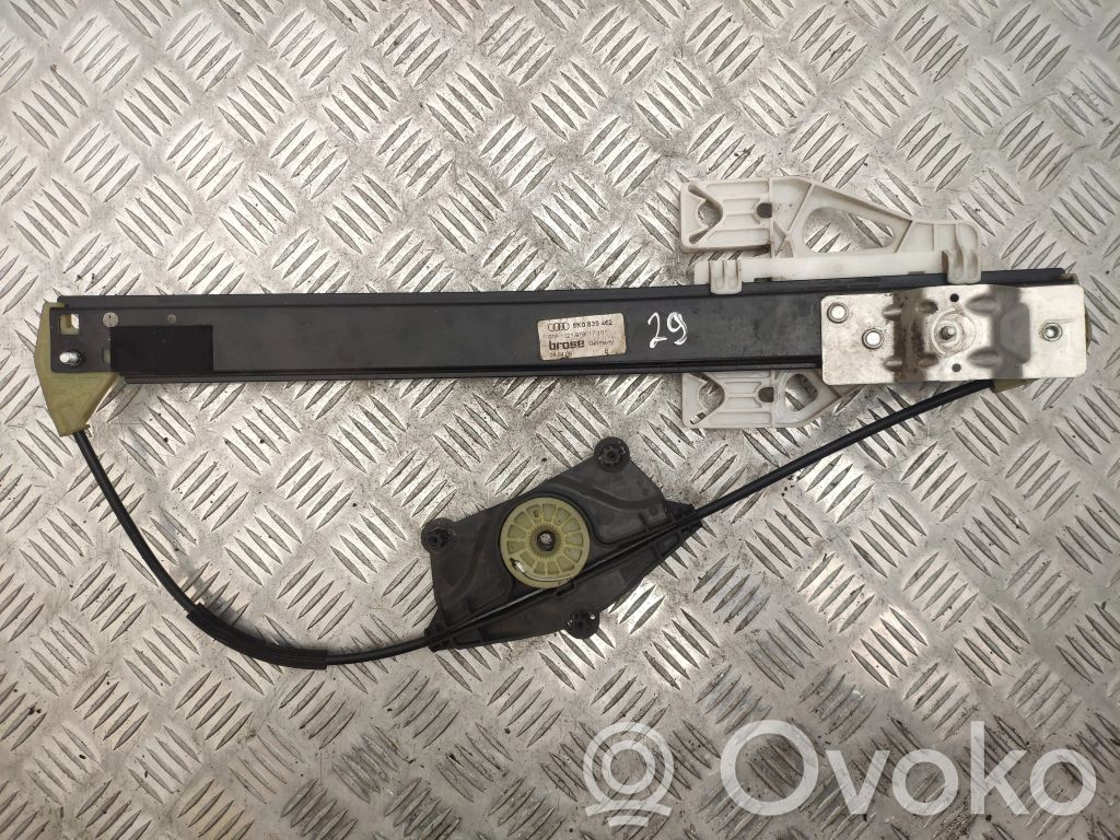Audi A4 S4 B8 8K Mechanizm podnoszenia szyby tylnej bez silnika 
