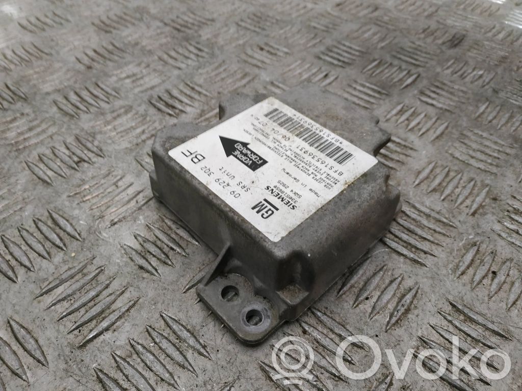 Opel Astra G Airbag control unit/module 