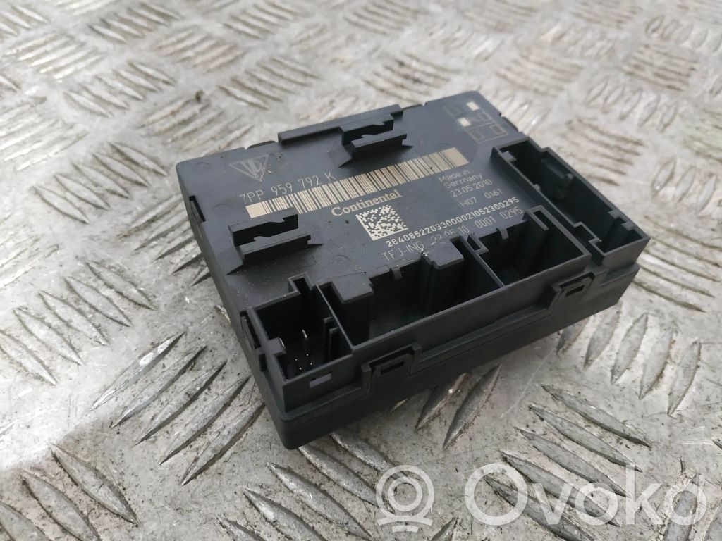 Porsche Cayenne (92A) Unidad de control/módulo de la puerta 