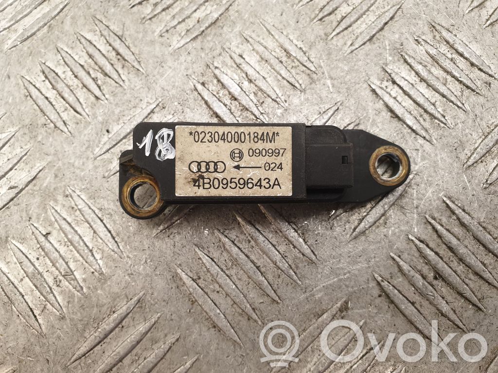 Audi A6 S6 C5 4B Airbagsensor Crashsensor Drucksensor 