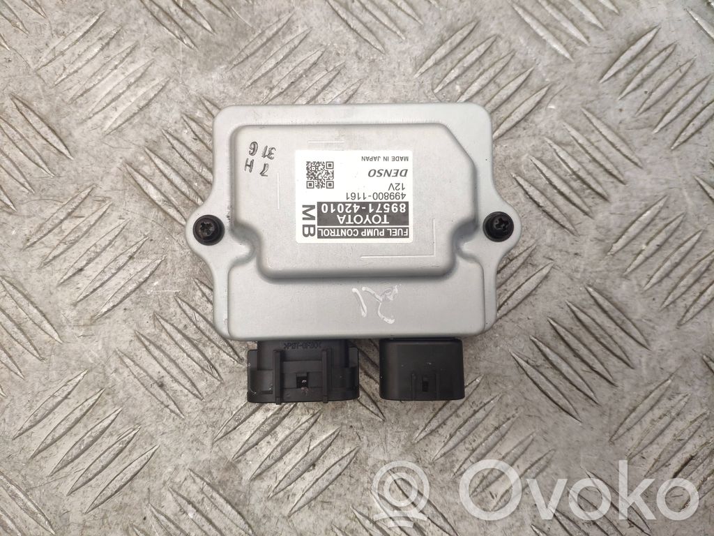 Lexus NX Fuel injection pump control unit/module 