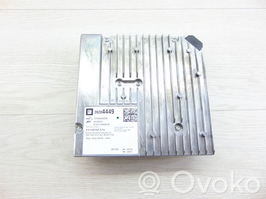 Opel Insignia B Sound amplifier 