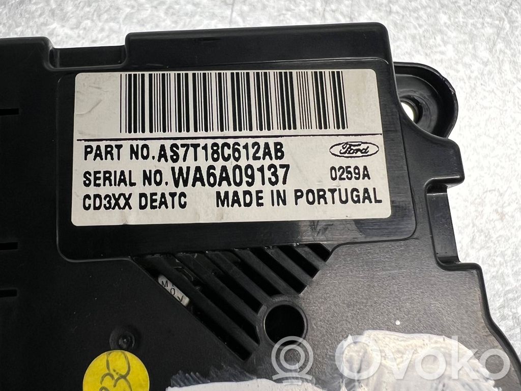 Climate control unit   WA6A09137,WA6A09137