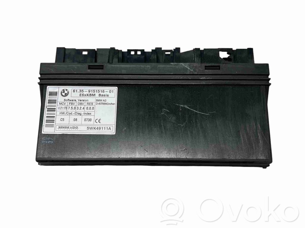 BMW 5 E60 E61 Komforto modulis 