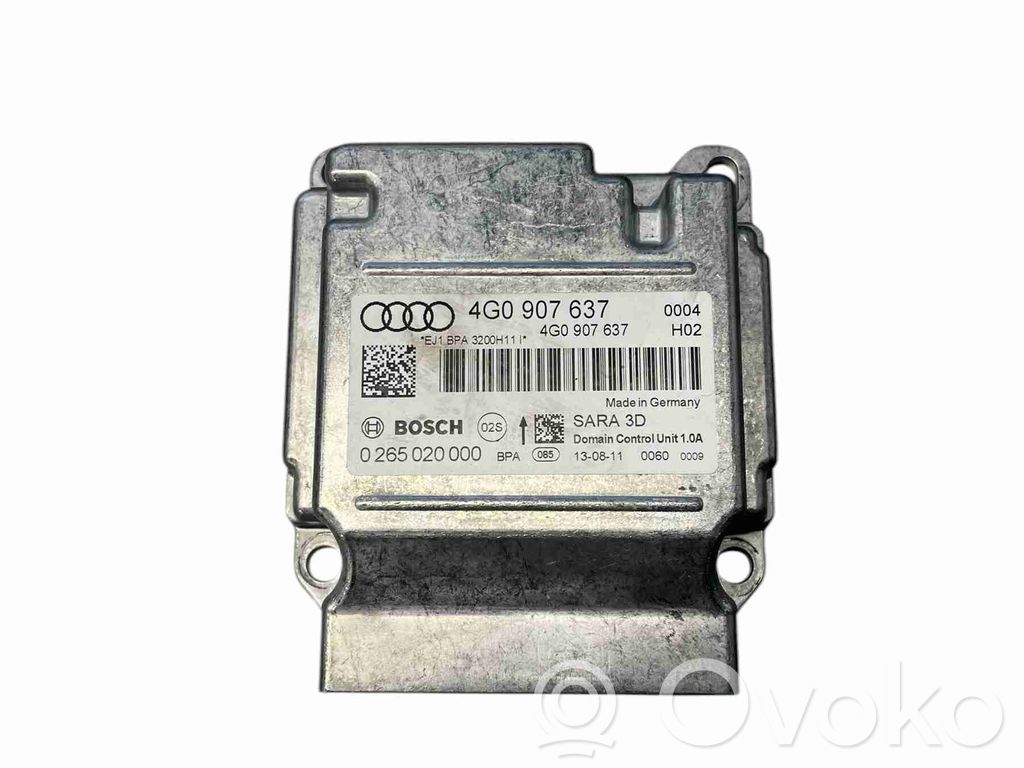 Airbag control unit/module   4G0907637,4G0907637