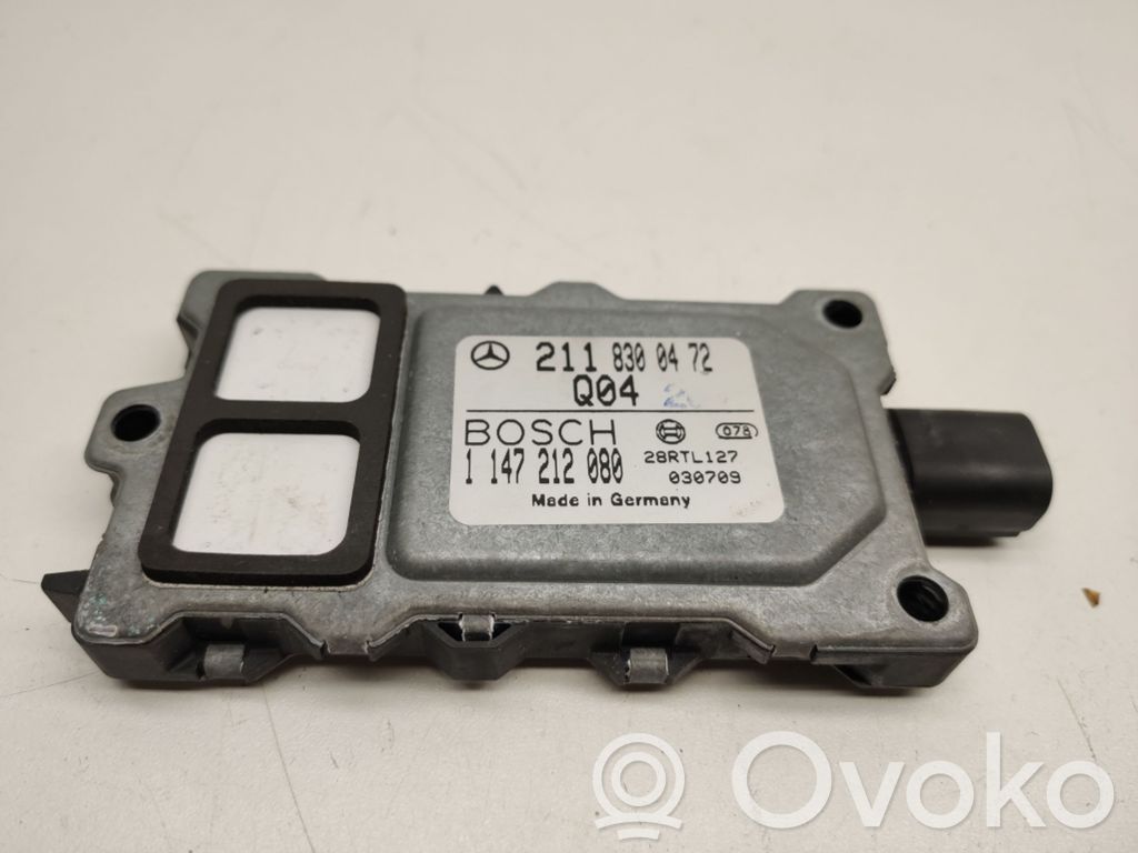 Mercedes-Benz E W211 Exhaust gas pressure sensor 