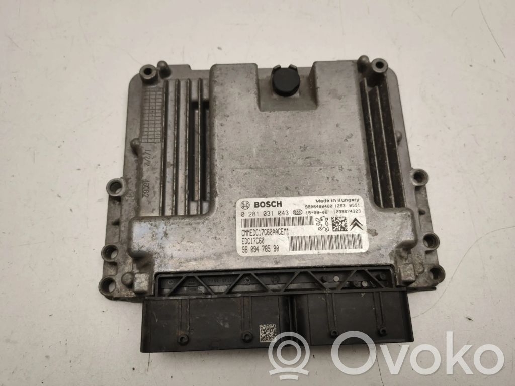 Peugeot 2008 I Engine control unit/module 
