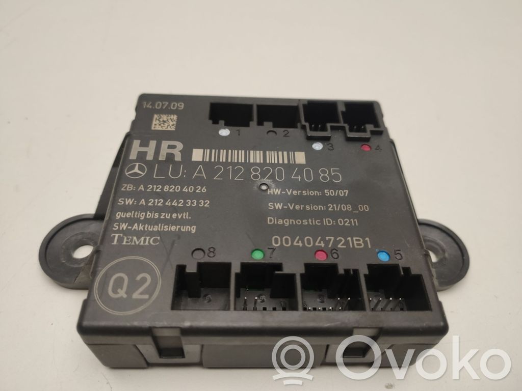 Mercedes-Benz GLK (X204) Door control unit/module 