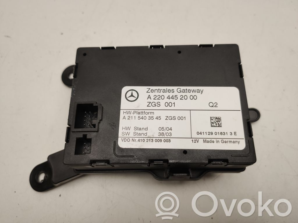 Mercedes-Benz SL R230 Módulo de control Gateway 