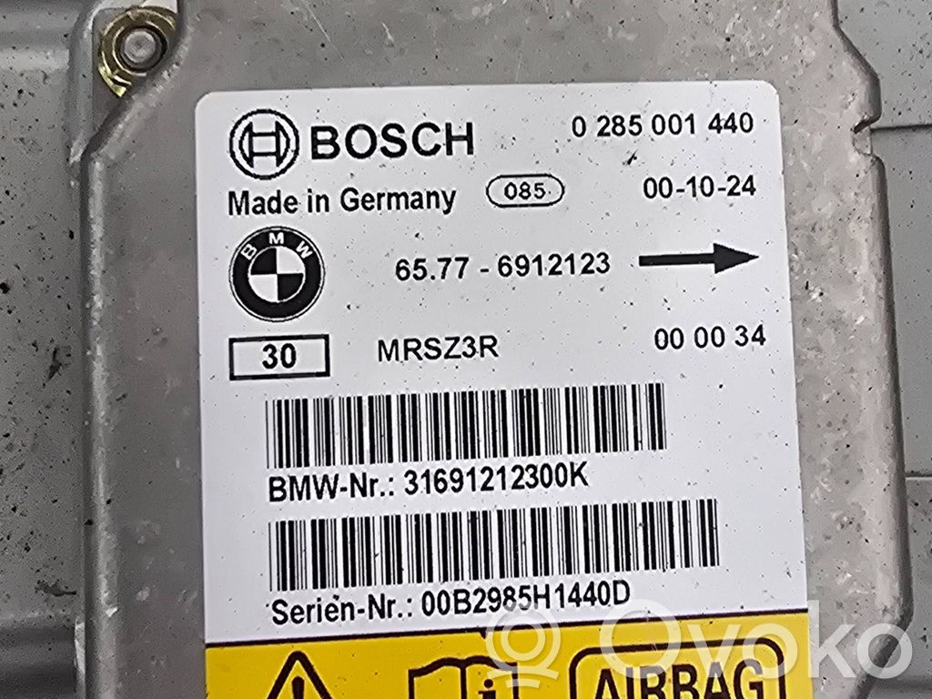 Airbag control unit/module   0285001440,MRSZ3R,31691212300K,65776912123