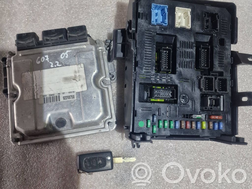 Engine ECU kit and lock set   0281011781,9640938180,9659016680