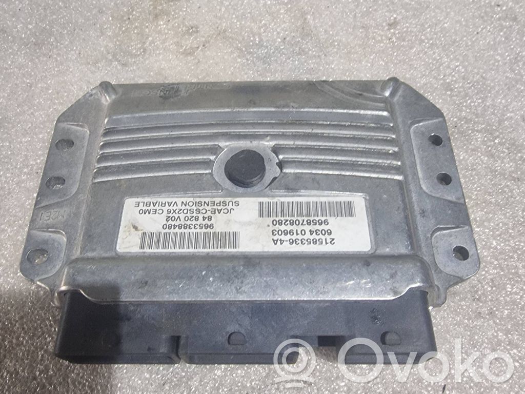 Suspension control unit/module   215853364A,9653388480,9658708280
