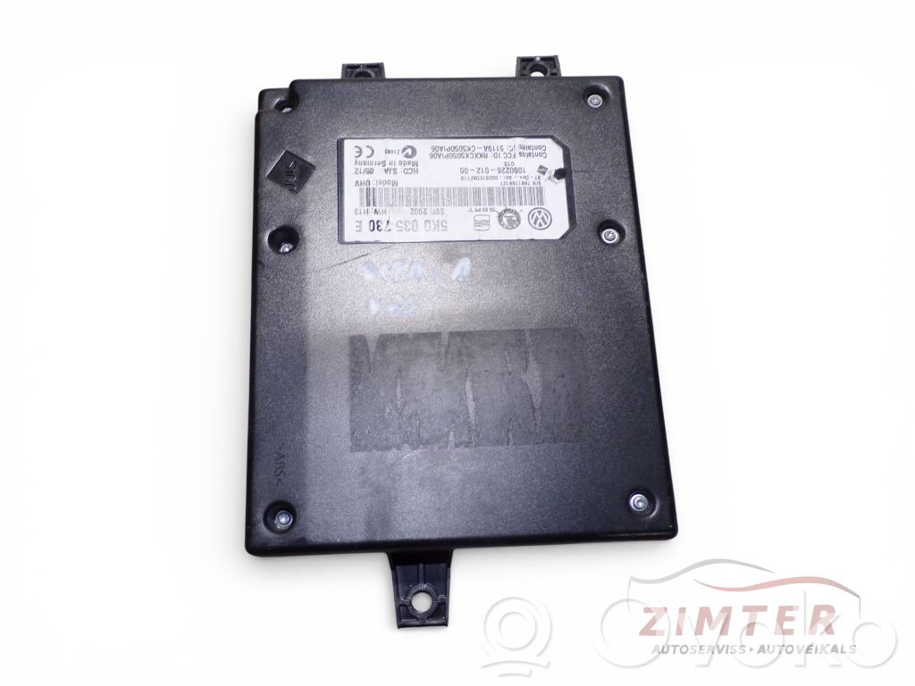Skoda Octavia Mk2 (1Z) Bluetooth control unit module 