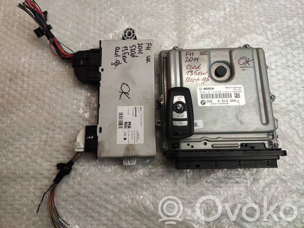 BMW 5 F10 F11 Engine ECU kit and lock set 