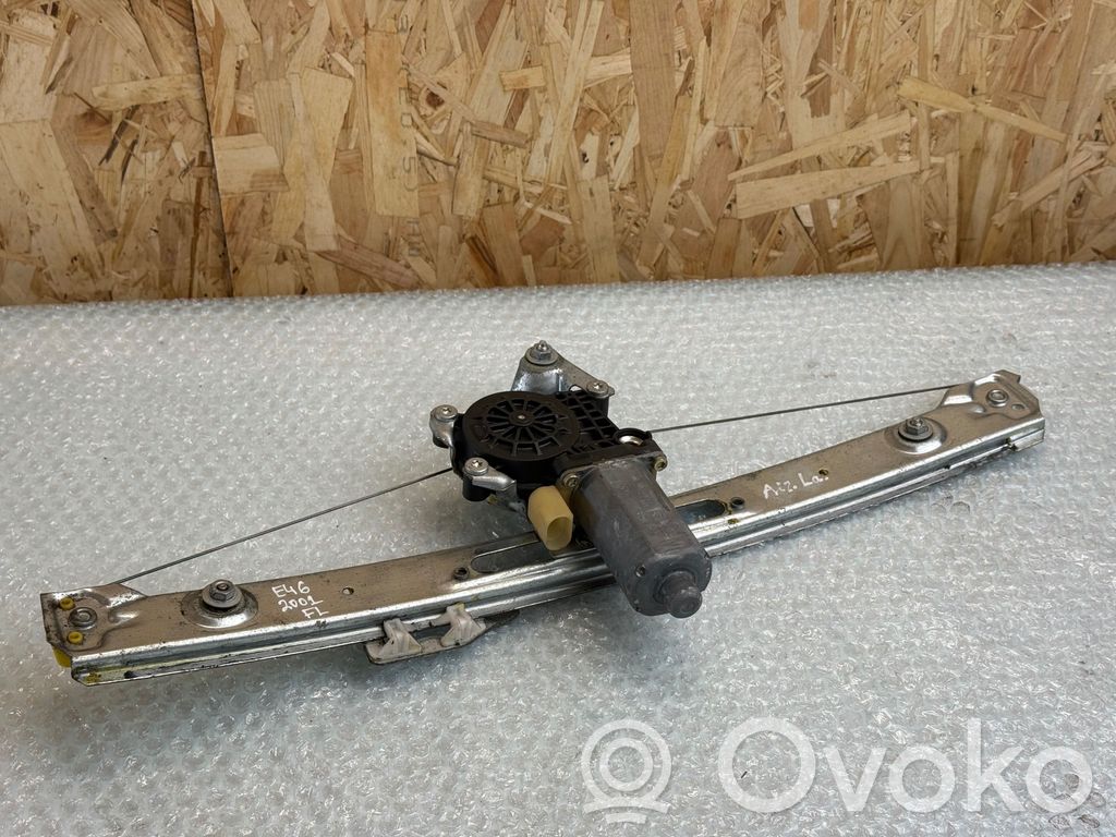 BMW 3 E46 Rear door window regulator with motor 