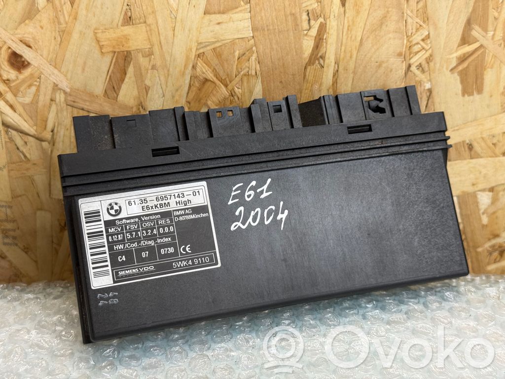 BMW 5 E60 E61 Módulo de confort/conveniencia 
