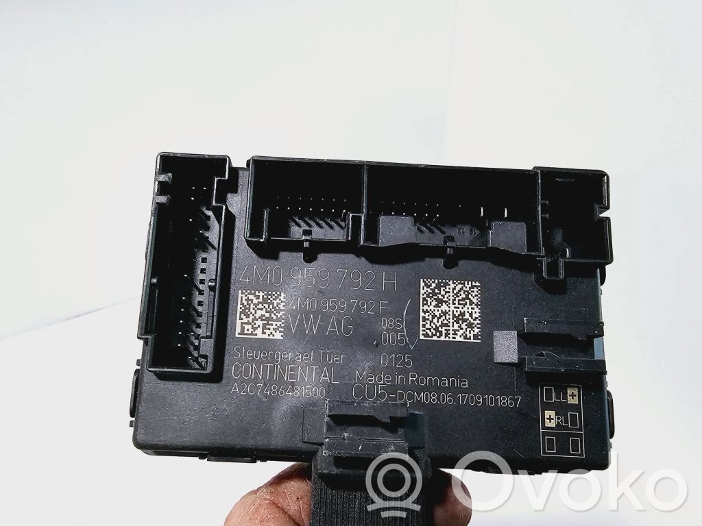 Unidad de control/módulo de la puerta   4M0959792H,4M0959792F