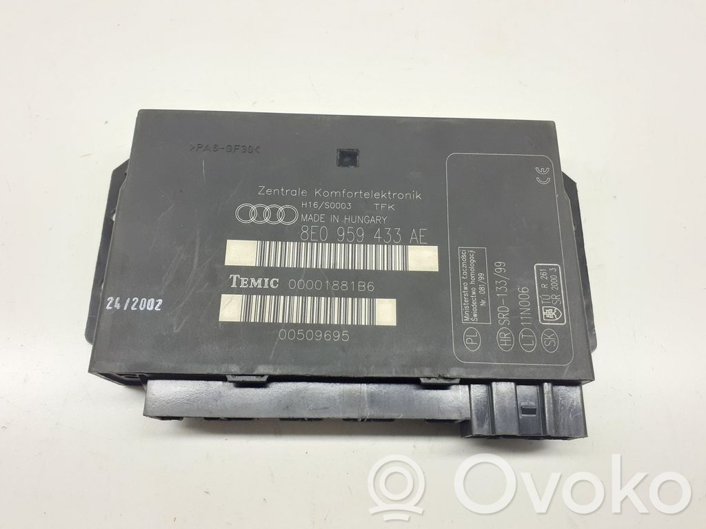 Audi A4 S4 B6 8E 8H Módulo de confort/conveniencia 