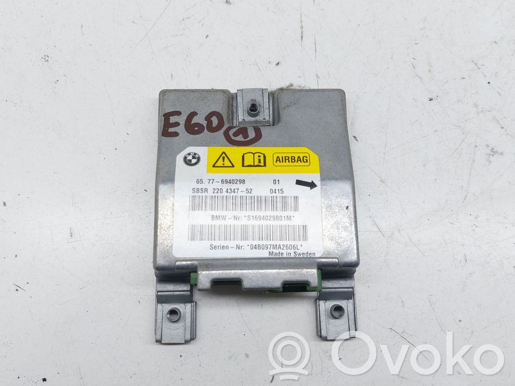 BMW 5 E60 E61 Airbag control unit/module 