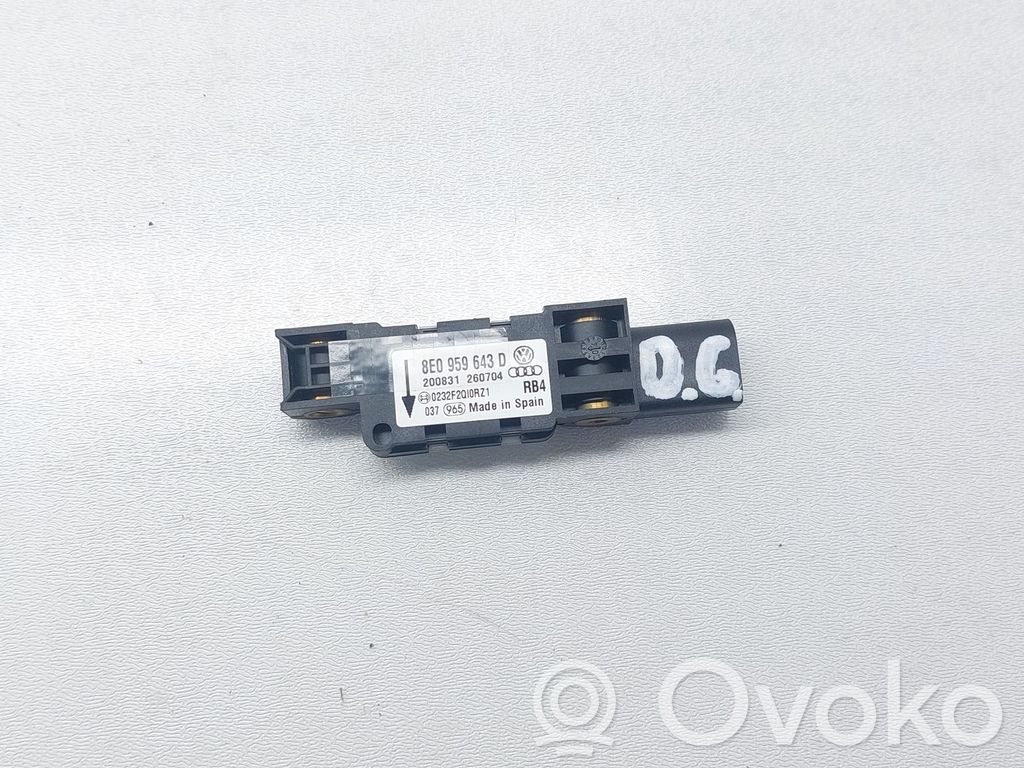 Audi A4 S4 B6 8E 8H Airbagsensor Crashsensor Drucksensor 