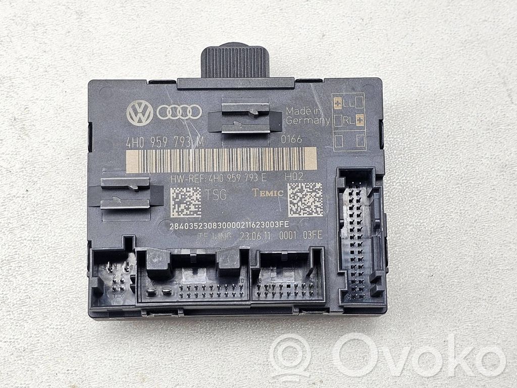 Audi A6 S6 C6 4F Door control unit/module 