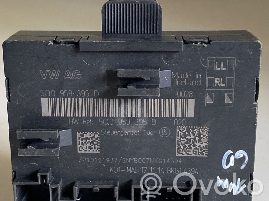 Audi A3 S3 8V Door control unit/module 