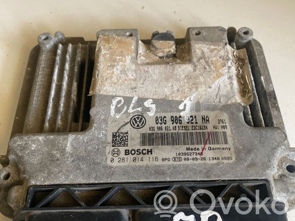 Engine control unit/module   03G906021NA,03G906021AB,014116