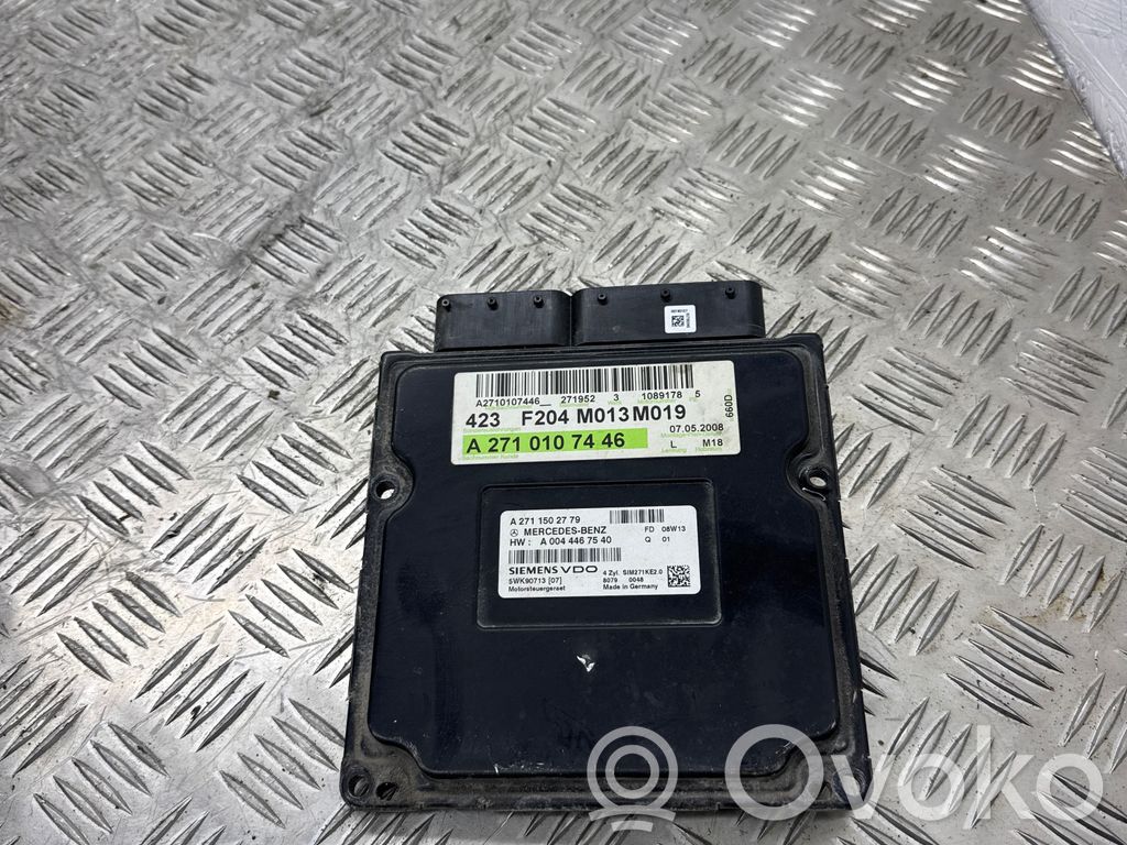 Mercedes-Benz C W204 Unitate/modul de control motor 