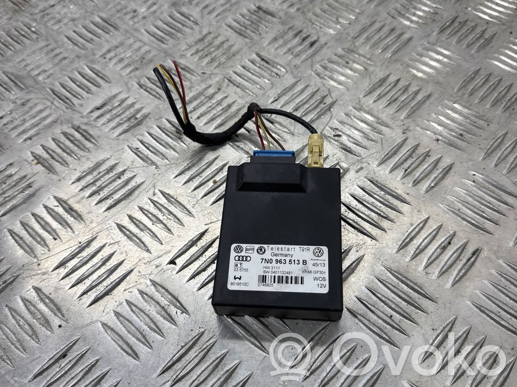 Volkswagen Touran II Auxiliary heating control unit/module 