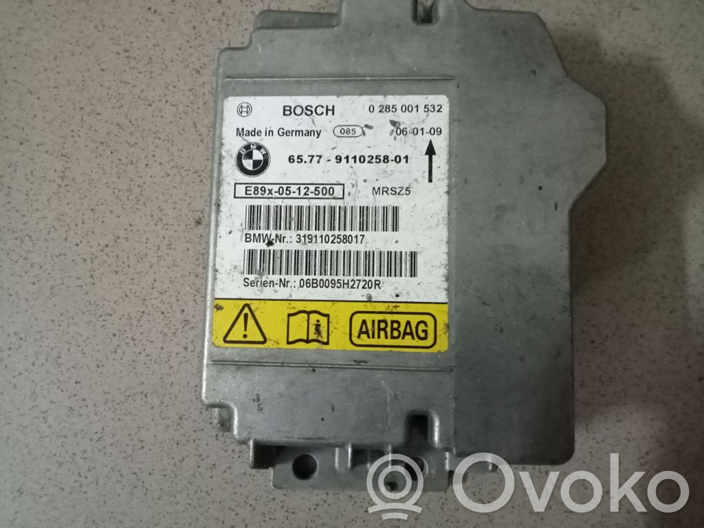 BMW 3 E90 E91 Airbag control unit/module 
