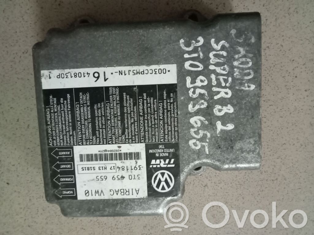 Skoda Superb B6 (3T) Airbag control unit/module 