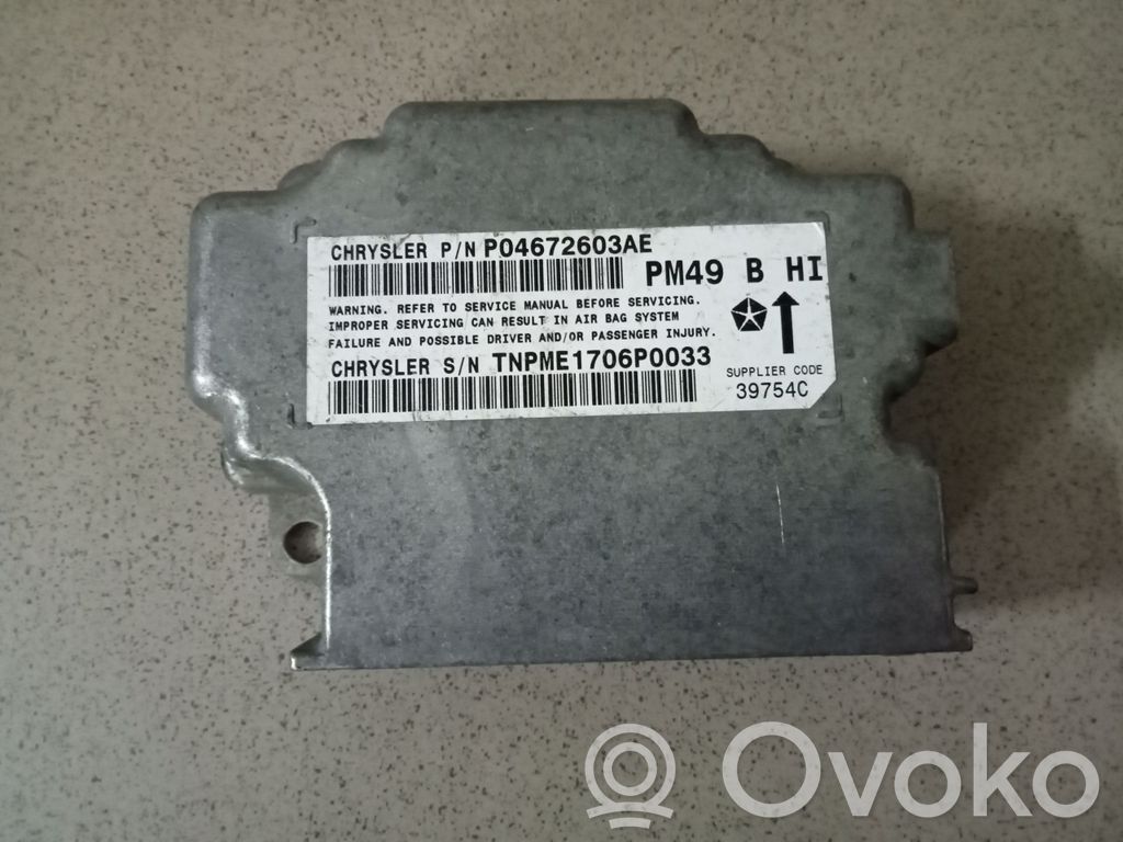 Dodge Journey Airbag control unit/module 