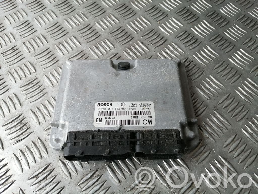 Engine control unit/module   09136118,0281001873