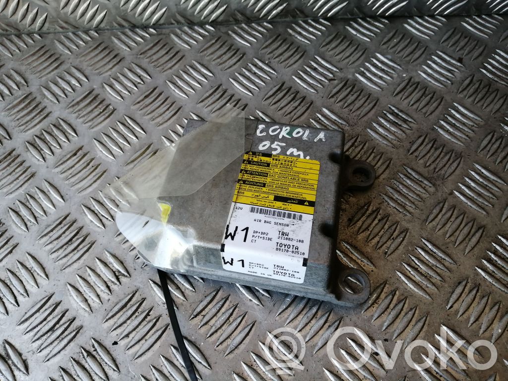 Toyota Corolla E120 E130 Module de contrôle airbag 