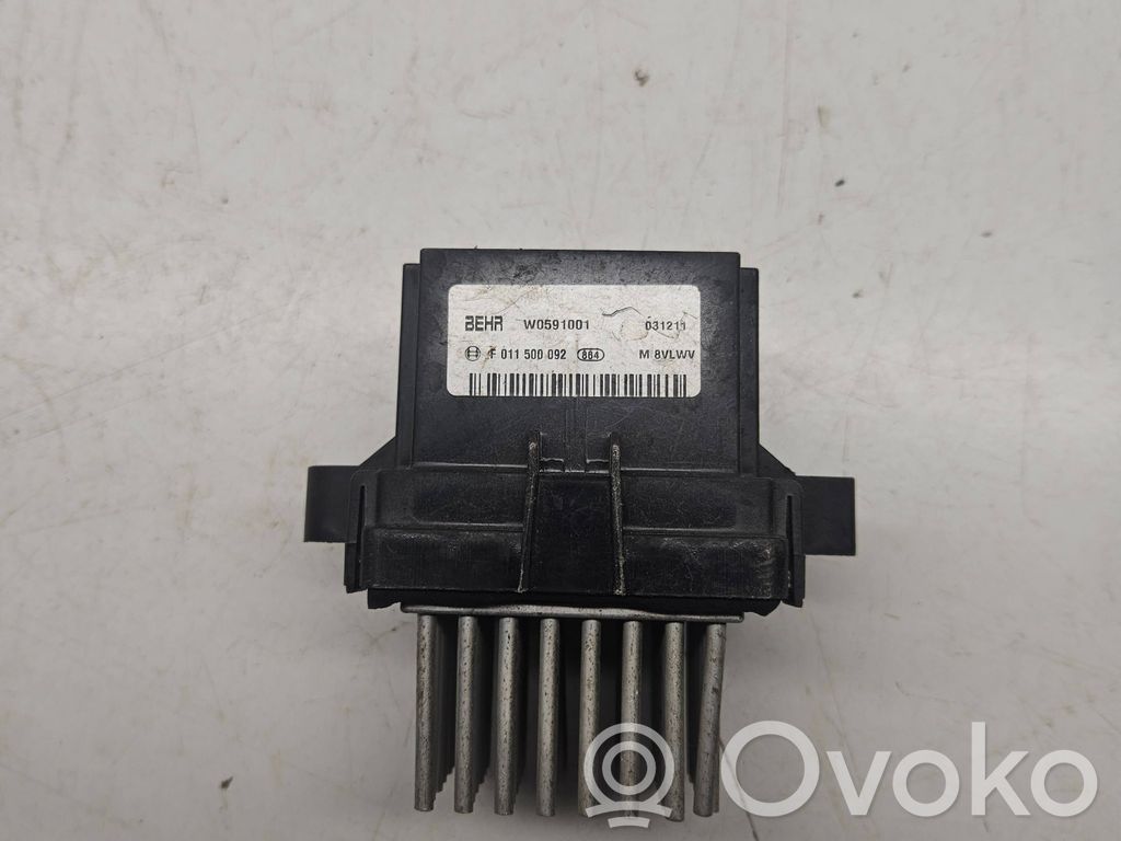 Rezystor / Opornik dmuchawy nawiewu   W0591001,F011500092,031211