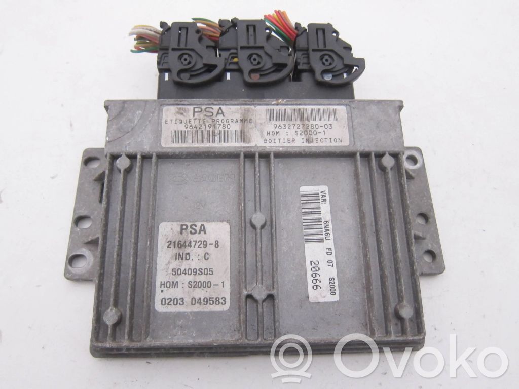 Citroen Xsara Picasso Engine control unit/module 
