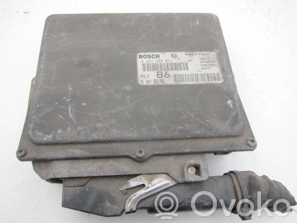 Peugeot 106 Engine control unit/module 