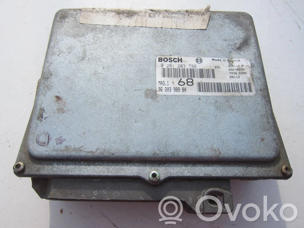 Citroen Saxo Engine control unit/module 