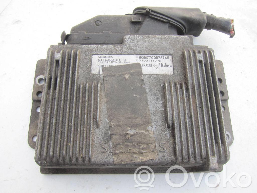 Engine control unit/module   7700875745,S115300121B,7700111772