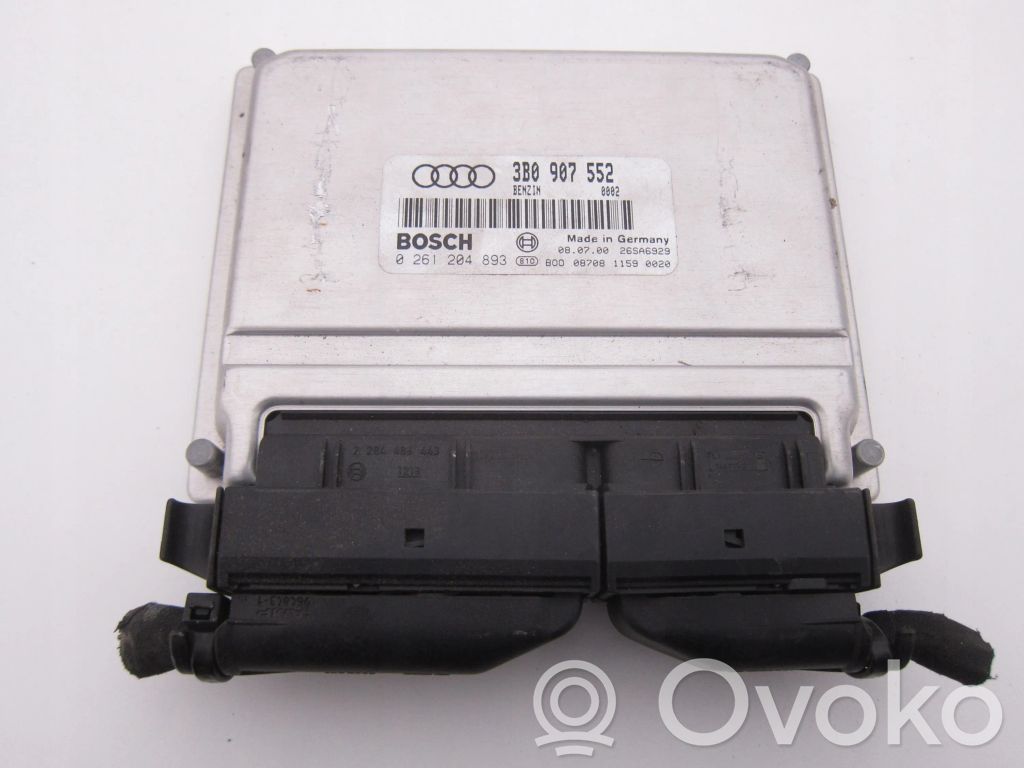 Engine control unit/module   0261204893,3B0907552