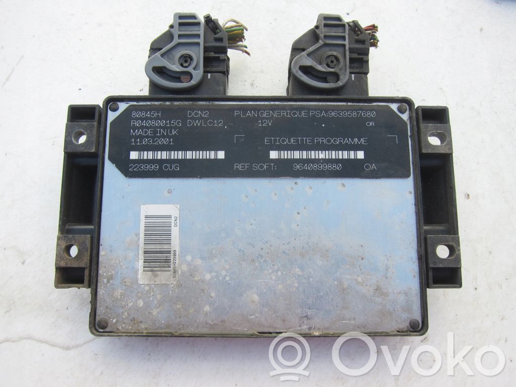 Engine control unit/module   9639587680,9640899880
