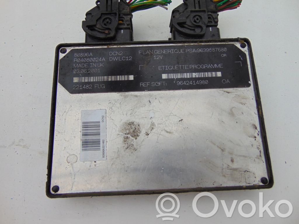 Engine control unit/module   9639587680
